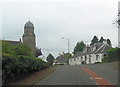 Up the hill towards the church