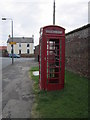 The telephone box on Driffield Road, Nafferton