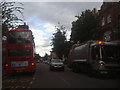 TQ2080 : Large vehicles on High Street Acton by David Howard