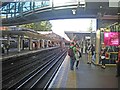 Open air platform at Earls Court Station