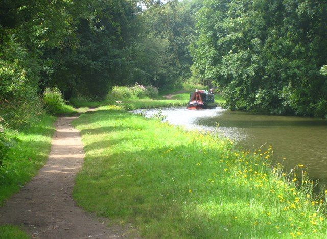 A narrowboat on the Leeds and Liverpool Canal
