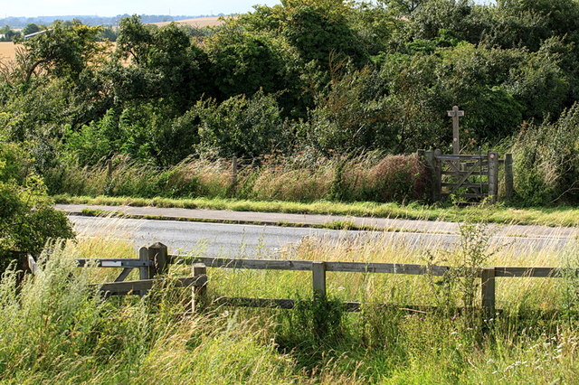 Devil's Dyke footpath crosses the B1102
