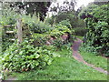 Bridge on a footpath over the River Stour