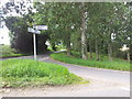 Signpost at junction of Rattlesden Road & Felsham Road