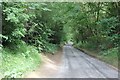 Access lane to Cleeve Hill