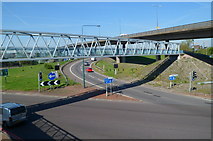 TQ2287 : Entrance sliproad to the M1 motorway at junction 1, Staples Corner.London by Jaggery