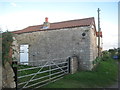 Stone built outhouse