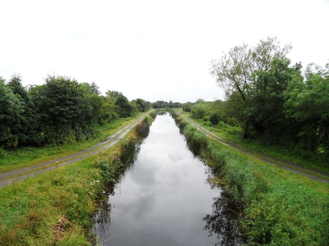 Grand Canal from Derry Bridge in Derries, Co. Offaly