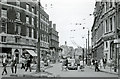 Brook Green Road (now Shepherds Bush Road) at Hammersmith Broadway, 1959