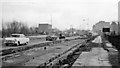 East on the A40 to Hanger Lane during construction of the infamous Gyratory