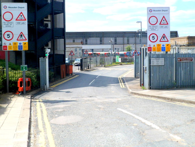 Entrance to Neasden Depot © Jaggery :: Geograph Britain and Ireland