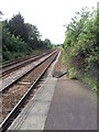 Rail tracks west of Elmswell train station