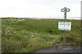 SD4354 : Lancashire Coastal Path near Crook Farm by Dave Dunford
