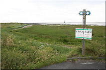 SD4354 : Lancashire Coastal Path near Crook Farm by Dave Dunford