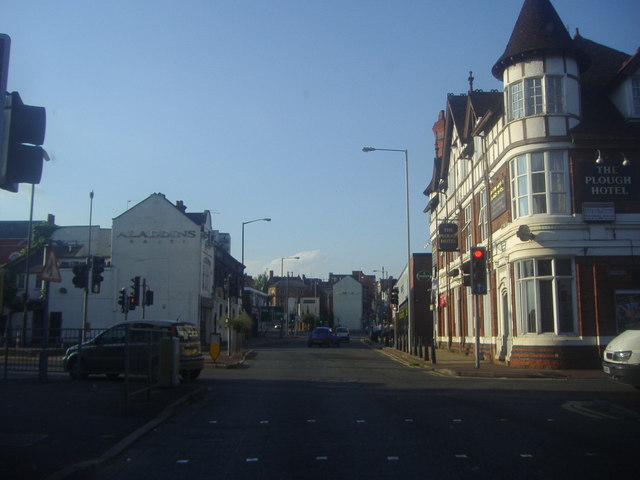 Bridge Street at the junction of St Peter's Way