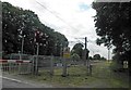 Railway crossing on the East Coast Main Line Carlton on Trent