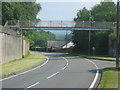 Footbridge over the A4067 at Ystradgynlais