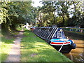 Working Narrow Boat Hadar moored at Wheaton Aston