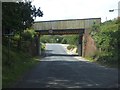B3055 railway bridge carrying Lymington line