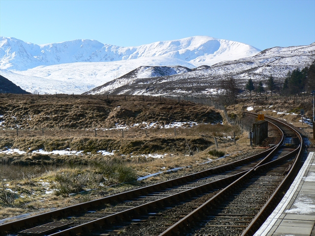 Railway line at Achnasheen