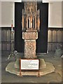 NU0501 : The ancient font in All Saints Church, Rothbury by Derek Voller