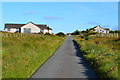 Road and houses at Lasgair