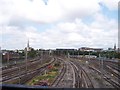 Railway approach to Preston station