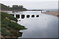NK0936 : Water of Cruden from the Ladies' Bridge, Cruden Bay by Mike Pennington