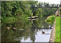 SK3888 : Brown Bayley Bridge over the Sheffield and Tinsley Canal by Neil Theasby