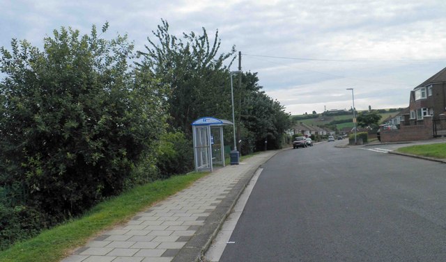Bus stop on Herringthorpe Lane, Rotherham