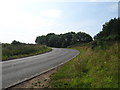 A1107 heading for its junction with the A1