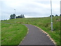 Cycleway up hill