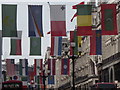 TQ2980 : National Flags Over Regent Street by Colin Smith