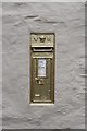 SW8137 : Golden postbox in the wall of the Pandora Inn by Rod Allday