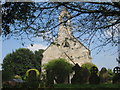 Church of the Holy Cross, Kirkby Green seen from Church Lane