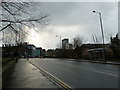 Looking west-southwest along Broad Lane