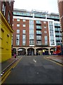 Looking from Orange Street into West Street