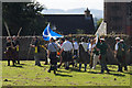 Archers assembling at Rattray parish church