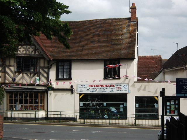 Rockinghams Cycle Shop, Market Hill, Southam