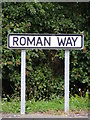 TM3877 : Roman Way sign by Geographer