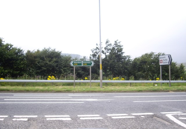 Junction of A97 and A96