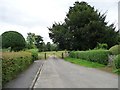 Gated entrance to Laxton Park