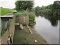 Sluice gates on the River Calder