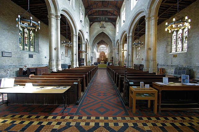 Interior of the Church of St Margaret, King's Lynn