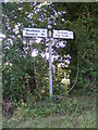 TM4270 : Roadsign on Lymballs Lane by Geographer