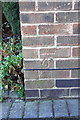 Benchmark on #58A Burton Road