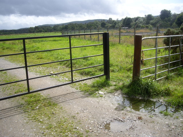 A lockable barrier by Aboyne Sewage Works