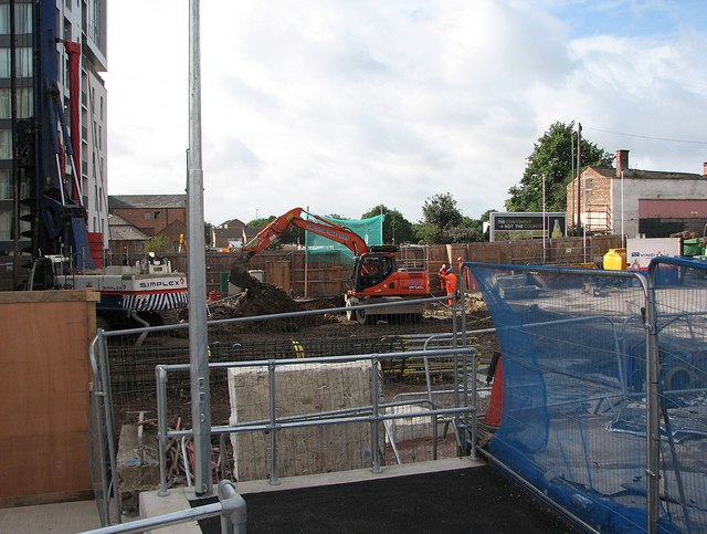 Tramway construction south of Nottingham... © John Sutton :: Geograph ...