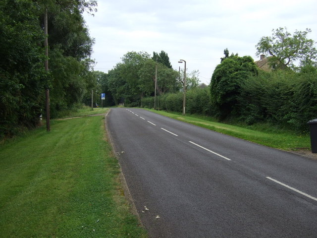Boxworth Road, Elsworth, heading east