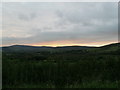 Sunset over the Preseli Hills